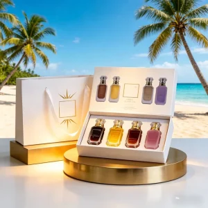 Luxury Dubai Arabic Perfume Gift Set Vanilla Candy Oud Inspired Long Lasting Fragrance Oil Alcohol Free Concentrated Attar