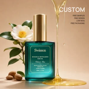 Luxury Herbal Vegan Nourishing Moisturizing Hair Perfume Oil Natural Fragrance Long Lasting Smoothing Hair Oil Serum