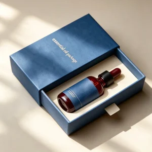 Luxury Perfume Drawer Box Essential Oil Bottles Box 30 ml Oil Dropper Bottle Package with Foam Insert