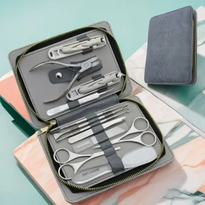 Luxury Stainless Steel Ongles Main Et Pieds Durable Nail Clippers Pedicure Set Portable Manicure Pedicure Kit for Adults