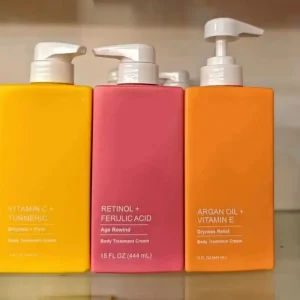 MEDIIX5.5 Vitamin C+Turmeric 10 Days Whitening Retinol 5.5 Body Lotion for Dry Skin
