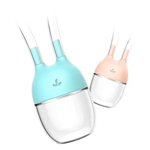 Manual Sniffer Cleaner for Cleaning Mucus From Newborn Babies Oral Suction Silicone Nasal Aspirator
