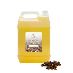 Manufacturer 100% Pure Organic Watermelon Seed Oil Cold Pressed Bulk Supply Carrier Oil Cosmetic Grade 1kg