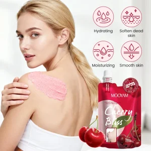 Manufacturer Factory Private Label Exfoliating Cherry Bliss Body Scrub Base