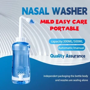 Manufacturer Supply Daily 70k Output Nasal Irrigator Bottle Custom OEM ODM Sinus Rinse Nasal Wash Bottle Factory Direct Price