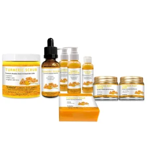 Manufacturer for Beauty Products Spot Remover Repair Face and Body Product Set Anti aging Tumeric Skin Care Lightening Cream
