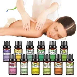 Manufacturers Stock Sale Pure Cosmetic Essential Oil 10ml Bottle OEM Includes Rose Tea Tree Bergamot Moisturizing for All Skin