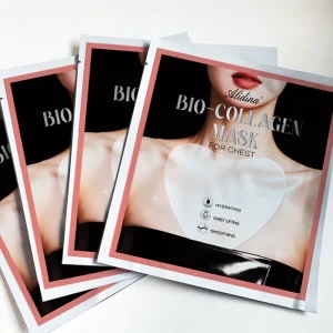 Mask for Glowing Skin Fade Wrinkles Chest Lifting Mask Bio Collagen Real Deep Mask Skin Lifting Moisturizing and Firming