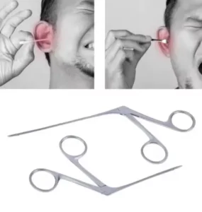 Medical Ear Wax Pick Tongs Earwax Remover Micro Alligator Crocodile Forceps Earpick Nose Operational Cleaner Clip
