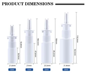 Medical Oral Spray Fine Mist Plastic Nasal Sprayer Pump Spray for Plastic Bottle