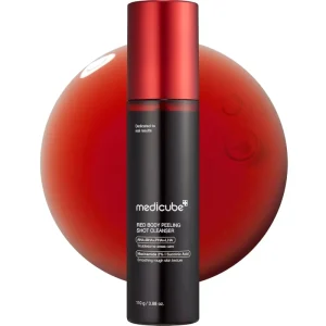 Medicube Korean Skin Care Body Care AHA + BHA Exfoliating Body Spray Pore Care Red Body Peeling Shot 110g