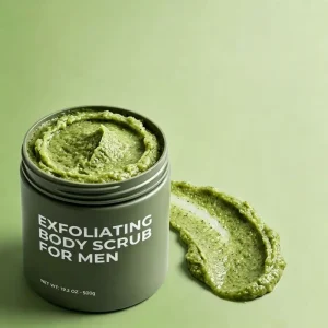 Men Exfoliating Body Scrub Private Label Deep Clean Oil Control Dead Skin Remover Mens Body Exfoliator Shower Scrub