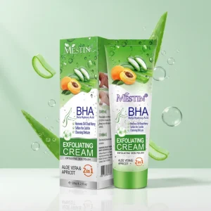 Mestin Aloe Vera Apricot 2 in 1 Exfoliating Gel Deep Cleansing Moisturizing Soothing Brightening Body Face Scrub 120g All Skin