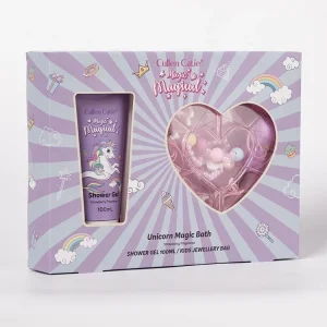 Mini Bath Set Unicorn Bath Gift Set Cute Body Lotion Set Moisturizing Skin Care Set