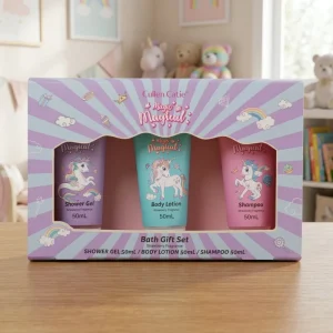 Mini Bath Set Unicorn Bath Gift Set Shower Gel Shampoo Body Lotion Moisturizing Skin Care Set