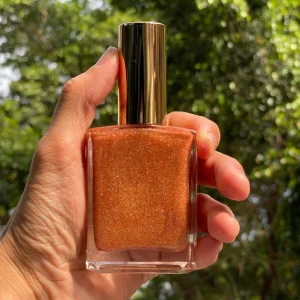 Mlm Custom Trend Organic Vegan Glitter Face Hair Body Highlighter Brighten Liquid Spray Shimmer Oil Spf Eco Friendly