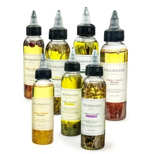 Moisturizing Skin Anti Aging Product Whitening Women Body Massage Oil Set for Spa Essential Oils Lavender Rose