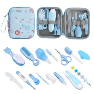 Mother and Baby Care Suit Includes 20 Sets of Nail Cutter Medicine Feeder Comb Brush for Children