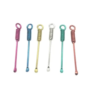 Multicolor Iron Alloy Ear Cleaning Pick Spoon Ear Scoop Tool