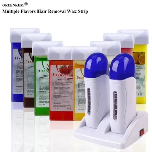Multiple Flavors Salon Natural Roll on Hair Removal Wax Strip Depilatory Liposoluble Sugar Paste Wax Nail Art Hair Remover Wax
