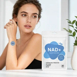 NAD+ Transdermal Patch for Energy Anti Aging Metabolism Support Private Label Supplement Manufacturer