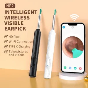 NE2 Ear Cleaner With Camera Wax Remover Tool Smart Visual Sticks Otoscope Earpick Endoscope Earring Personal Health Care