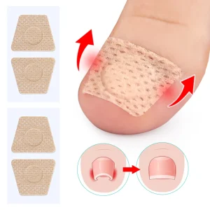Nail Patch Ingrown Toenail Nail Groove Growing Flesh Toe Pad Orthotic Soft 005 Nail Stickers PP Bag Packaging 2 Pieces Sheet