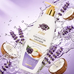 Nary Moisturizing Body Lotion 500ml Coconut Oil Brightening Lavender Korean Skincare Body Milk Long Lasting Fragrance