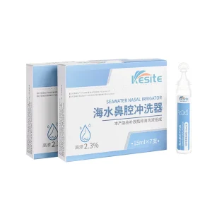 Nasal Care 0.9% Isotonic Sodium Chloride Saline Irrigation Solution for Nebulizer Inhalation 15ml for Nasal Wash