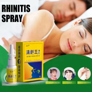 Nasal Spray for Rhinitis and Nose Problems Chinese Traditional Herbal Atomizing Spray Silicone Free & Paraben Free