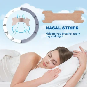 Nasal Strip Effective Anti Snoring Nasal Strips for Colds Allergies Sleep Improvement with Better Breath