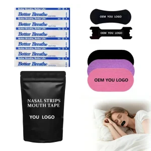 Nasal Strips for Foreign Market Essential Oils Provides Physical Expansion for Children and Adults to Prevent Snoring