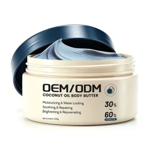 Natural Antioxidant Coconut Oil Body Butter Moisturizing Nourishing Whitening Water Locking Skin Glow Cream Skin Care Soothing