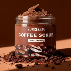 Natural Arabica Coffee Body Scrub Exfoliator for Smooth Body Skin Coffee Bean Powder Coconut Oil All Skin Types OEMODM