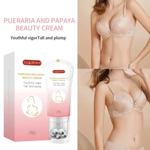 Natural Eco friendly Breast Enhancement Cream with Firming Benefits for Women Buttocks and Breast Lift and Tightening