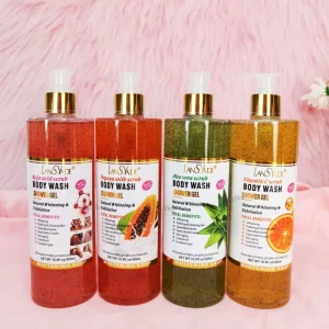 Natural Exfoliating Soap Deep Clean Protect Skin Fragrance Scrub Whitening Shower Gel Coffee Coconut Scrub Body Wash Moisturize