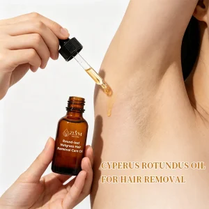 Natural Hair Removal Aftercare Oil Cyperus Rotundus Sweet Almond Aloe Smoother Skin Post Shave Wax