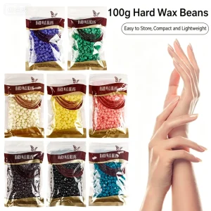 Natural Honey Depilatory Wax Painless Hair Removal Wax for Body Legs Arms Bikini Home Salon Use