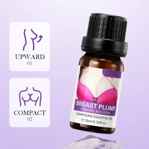 Natural Luxury Floral Nourishing Massage Oil Breast Enlargement Big Boobs Breast Lifting Firming 10ml Plant Extract