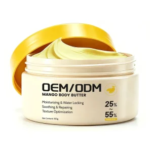 Natural Mineral Enriched Mango Butter Body Cream Rich Vitamin A E Fast Absorbing Non Greasy All Skin Types Private