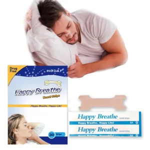 Natural Nasal Congestion Relief Strips Drug Free Snoring Solution for Better Breathing All Night Long