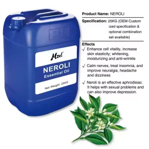 Natural Neroli Essential Oil Flower Fragrance Oil for Aroma Diffuser and Soap Making