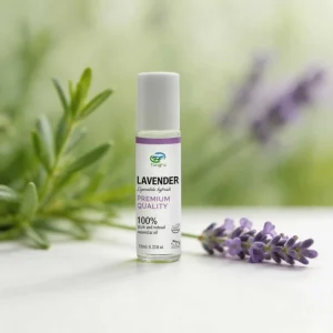 Natural Organic Therapeutic Lavender Essential Oil Steam Distilled Floral Scent in 10ml Roll on