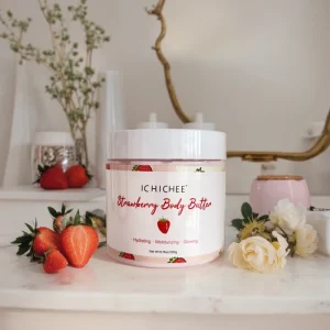 Natural Product Private Label Skincare Set Custom Skin Care Strawberry Body Butter Custom Body Butter