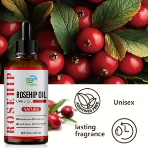 Natural Rosehip Essential Oil 100% Pure Cold Pressed for Face and Skin Care COA MSDS