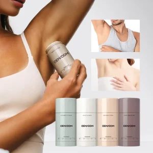 Natural Skin Safe Deodorant Stick for Men and Women Free From Parabens Aluminum and Fragrances Rose and Aloe Scented Custom OEM