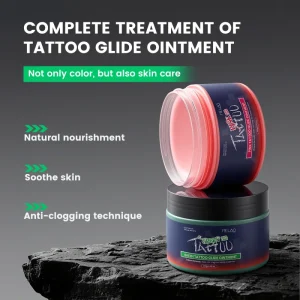 Natural Tattoo Aftercare Cream Moisturize Color Enhancement Balm Butter Anti clogging Green Tattoo Glide Ointment for Tattooing