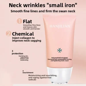 Neck Cream Lifts Tightens and Beautifies the Neck Moisturizes and Nourishes the Neck Lines with a Rolling Ball Massage