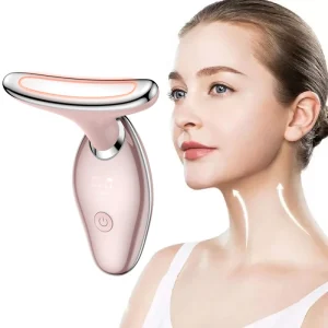 Neck Lifting Device OEM Electric Neck Massager Warm Face Skin Tightening Machine Rechargeable Wrinkle Remover Tool