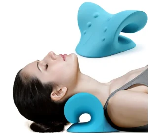 Neck Shoulder Relaxer Spine Alignment Pillow Cervical Neck Traction Device Stretcher Traction Pain Relief Muscle Neck Relaxer